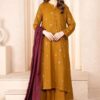 ASLING Pure Lawn Embroidered 3 Piece Suit with Diamond Print Dupatta - Image 24