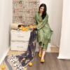 ASLING Pure Lawn Embroidered 3 Piece Suit with Diamond Print Dupatta - Image 12