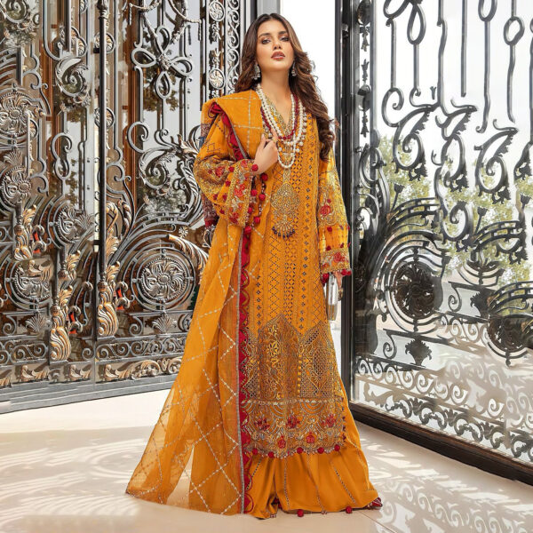 Maria-B Embroidered Lawn Suit