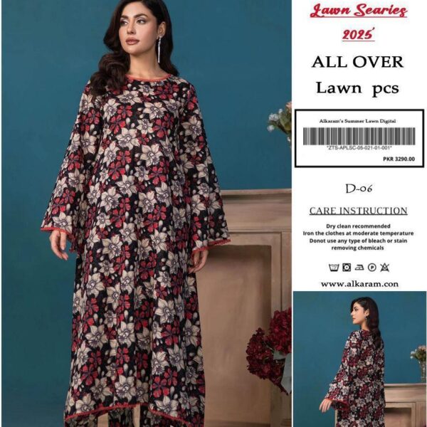 2-Piece Digital Printed Lawn