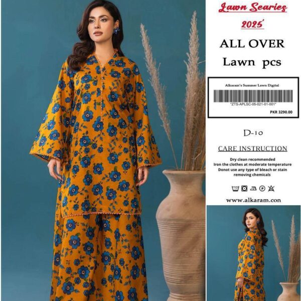 2-Piece Digital Printed Lawn