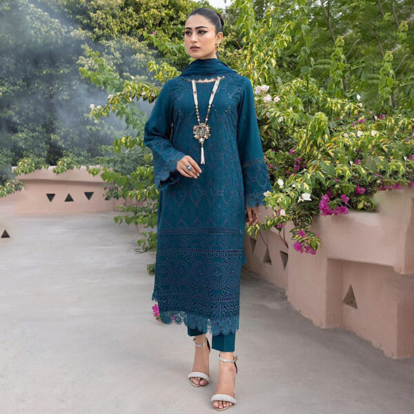 Chikankari Embroidered 3PC Suit