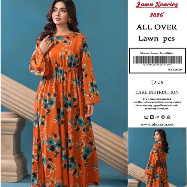 2-Piece Digital Printed Lawn