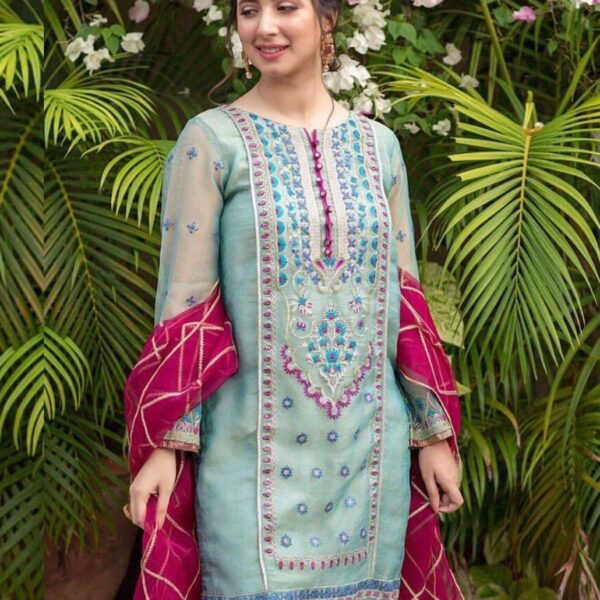 3-Piece Embroidered Lawn Suit