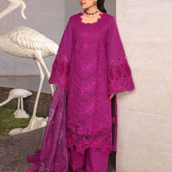 3-Piece Embroidered Lawn Suit