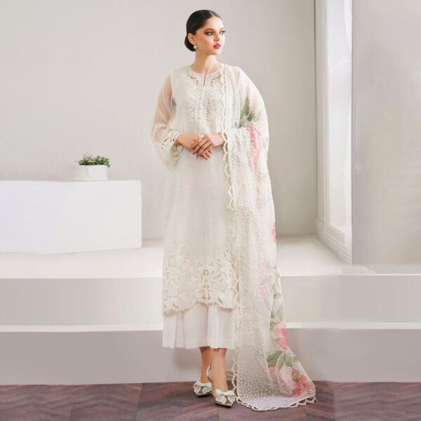 Baroque Luxury Festive Organza Suit