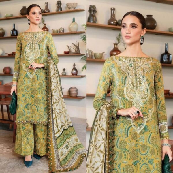 Maria B Digital Printed Lawn 3PC