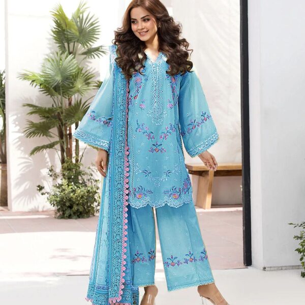 Embroidered Lawn 3PC (Unstitched)