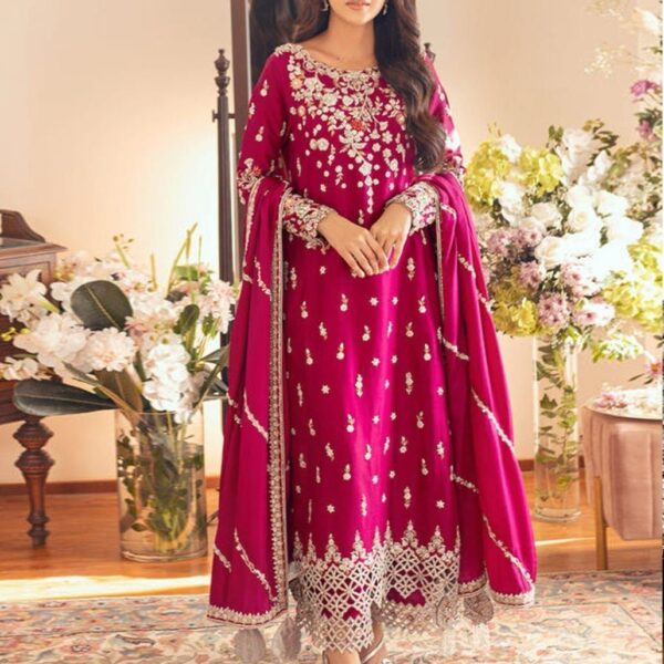 3-Piece Embroidered Lawn Suit