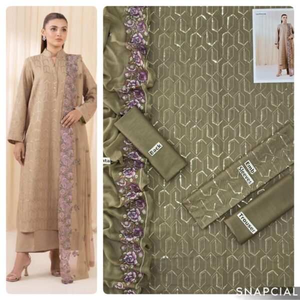 3PC Embroidered Lawn Suit