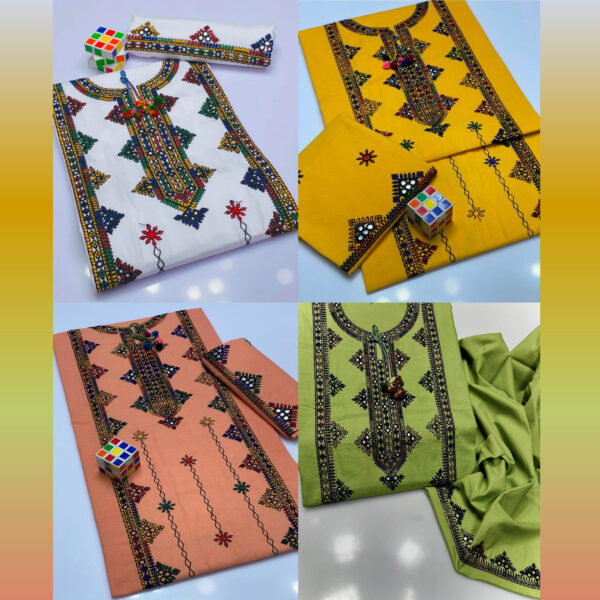 Heavy Embroidered 2PC Suit