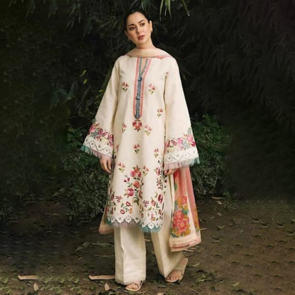 Winter Embroidered 3 Piece Suit