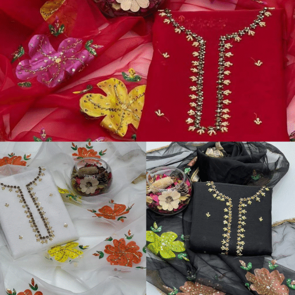 2 Piece Organza Suit